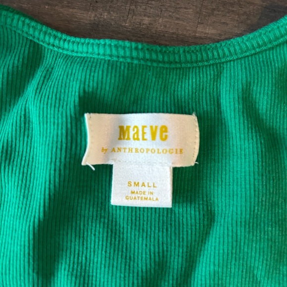 Anthropologie Green Tank Top - Picture 2 of 2
